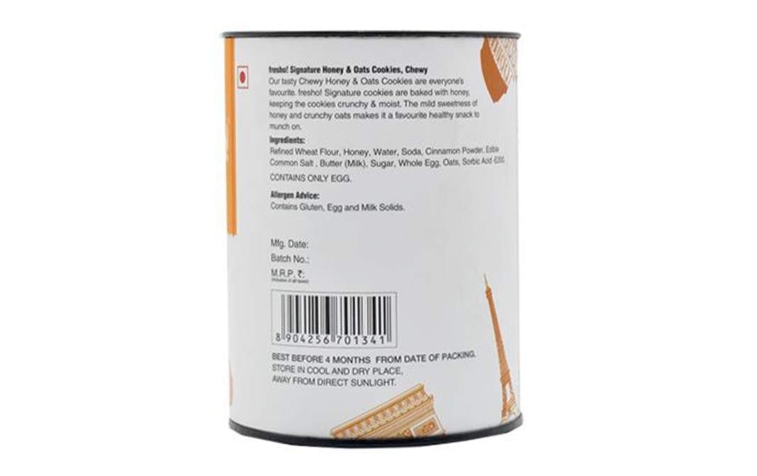 Fresho Signature Honey & Oats Cookies Chewy   Pack  150 grams